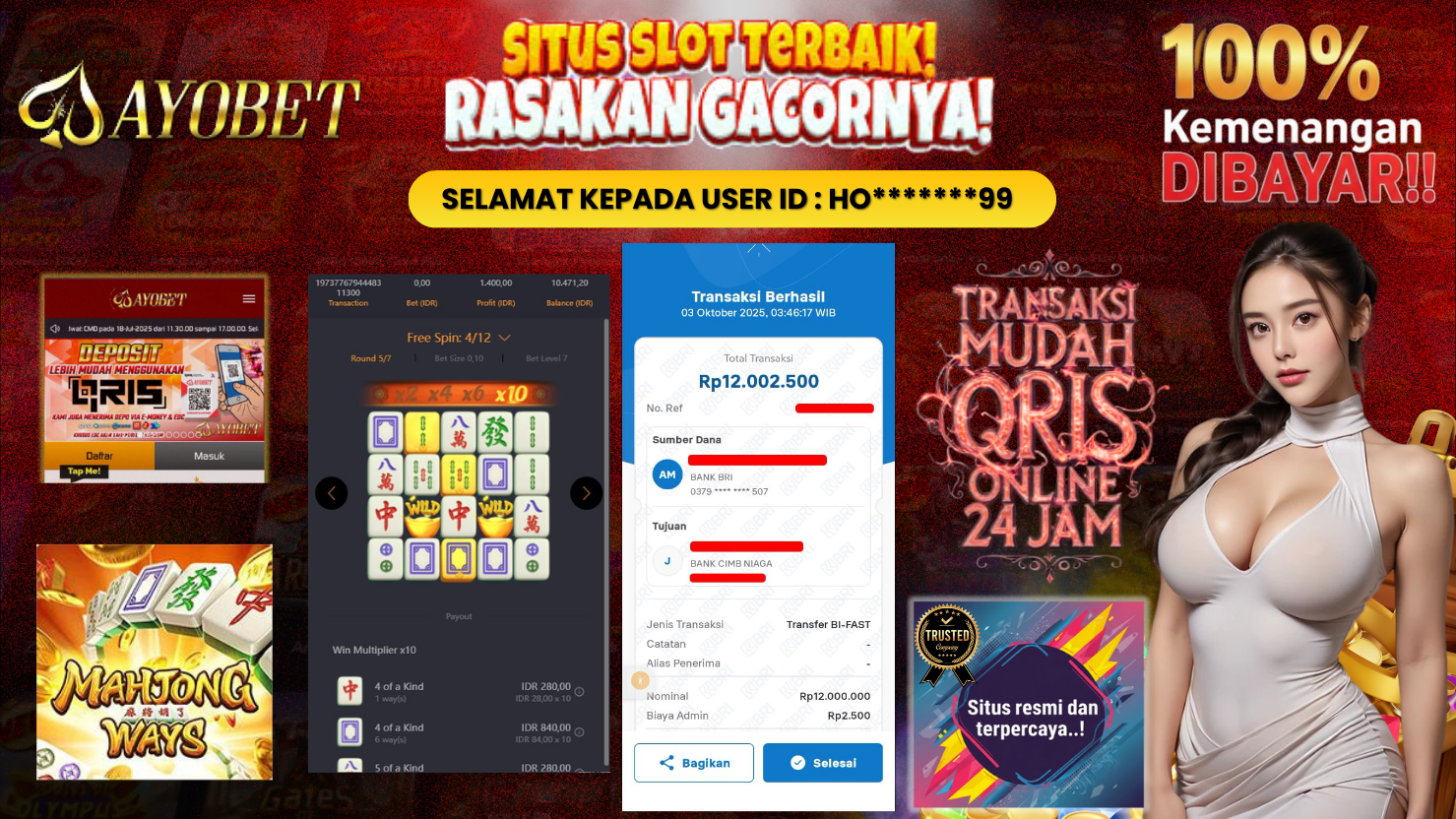 AYOBET JACKPOT SLOT MAHJONG WAYS